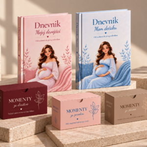 MOMENTY set — dnevnik + kartice po izboru